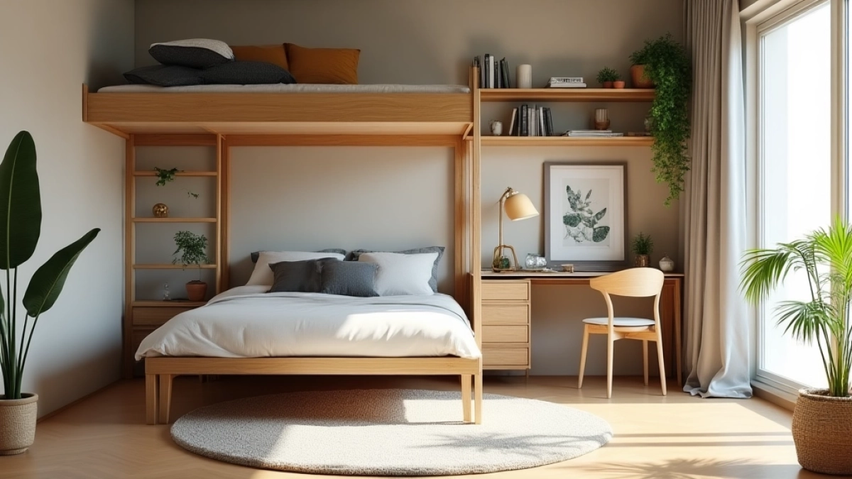 aranżacja kawalerki 25m