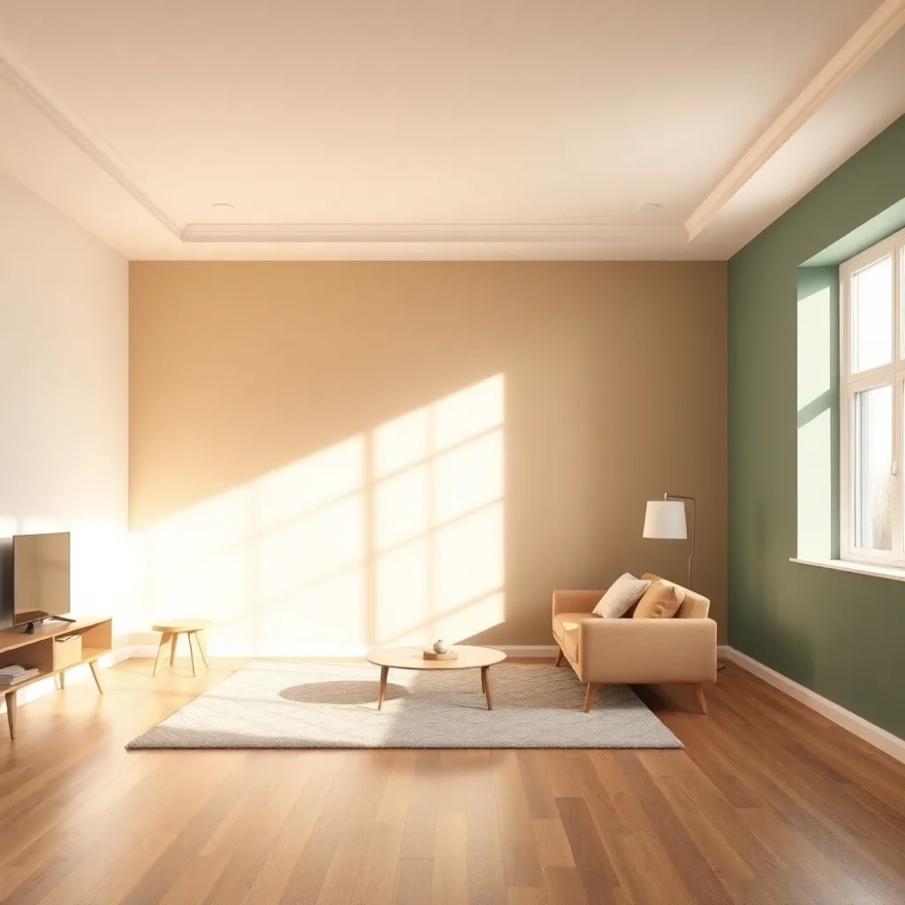 Inspiracje pokój dzienny kolory ścian