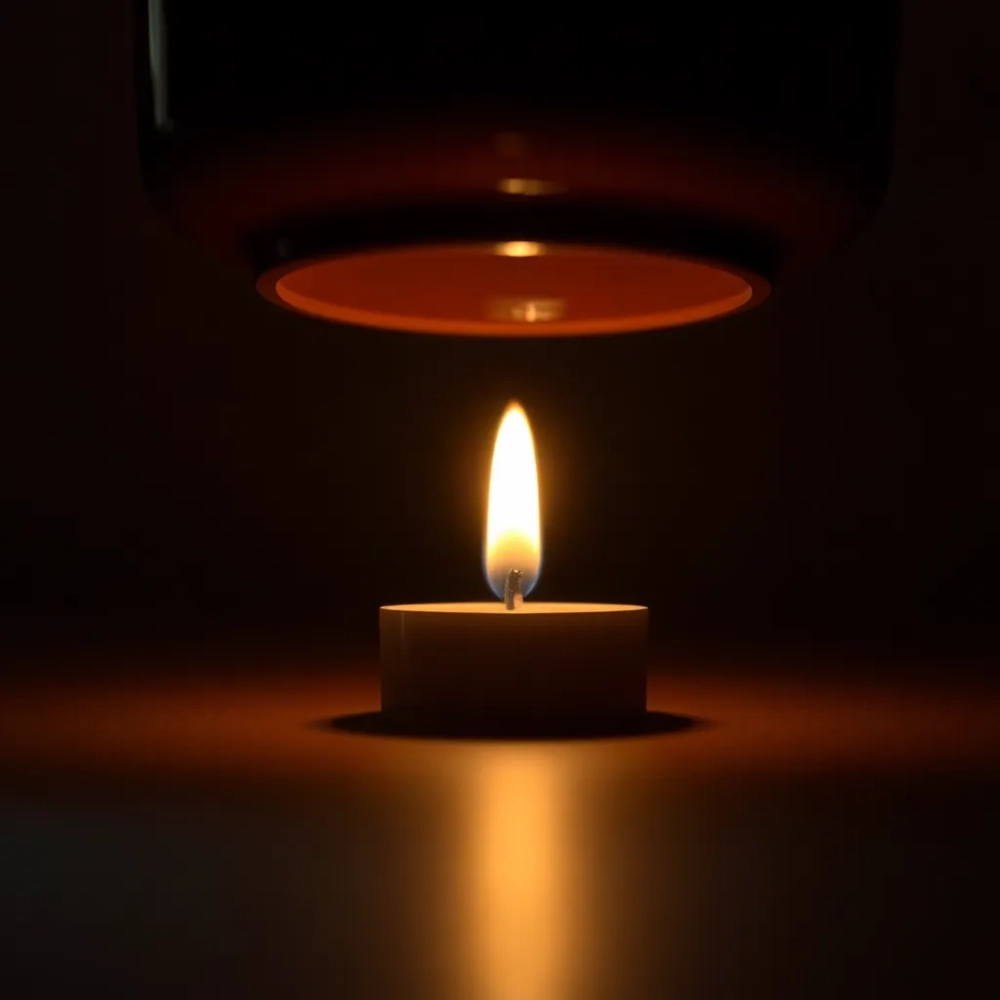 Jak ogrzać pokój za pomocą małej świeczki