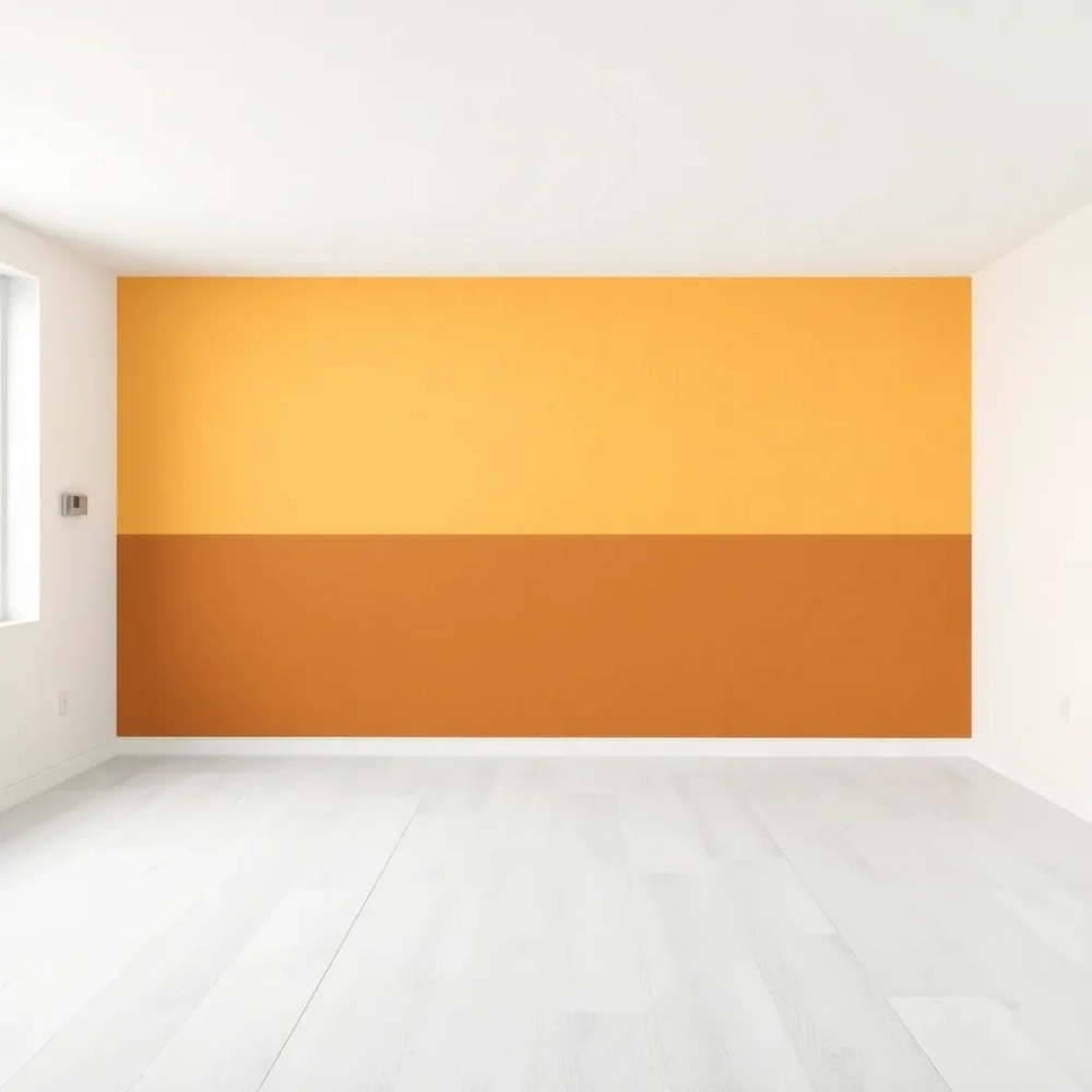 Jak pomalować pokój na dwa kolory