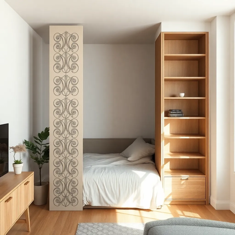 Jak wydzielić część sypialną w kawalerce