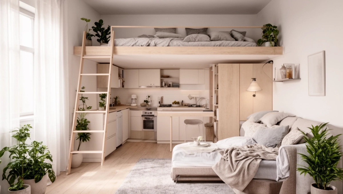 Kawalerka 28m2 aranżacje