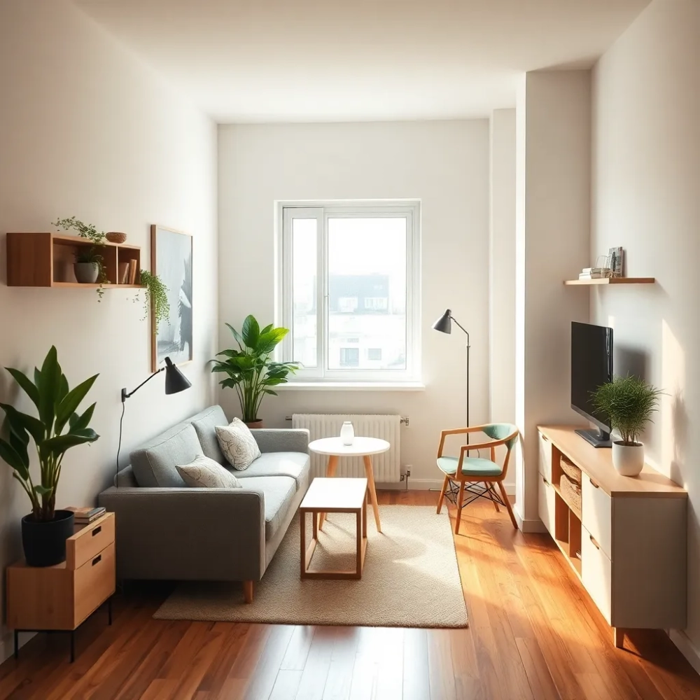 Mała kawalerka aranżacje