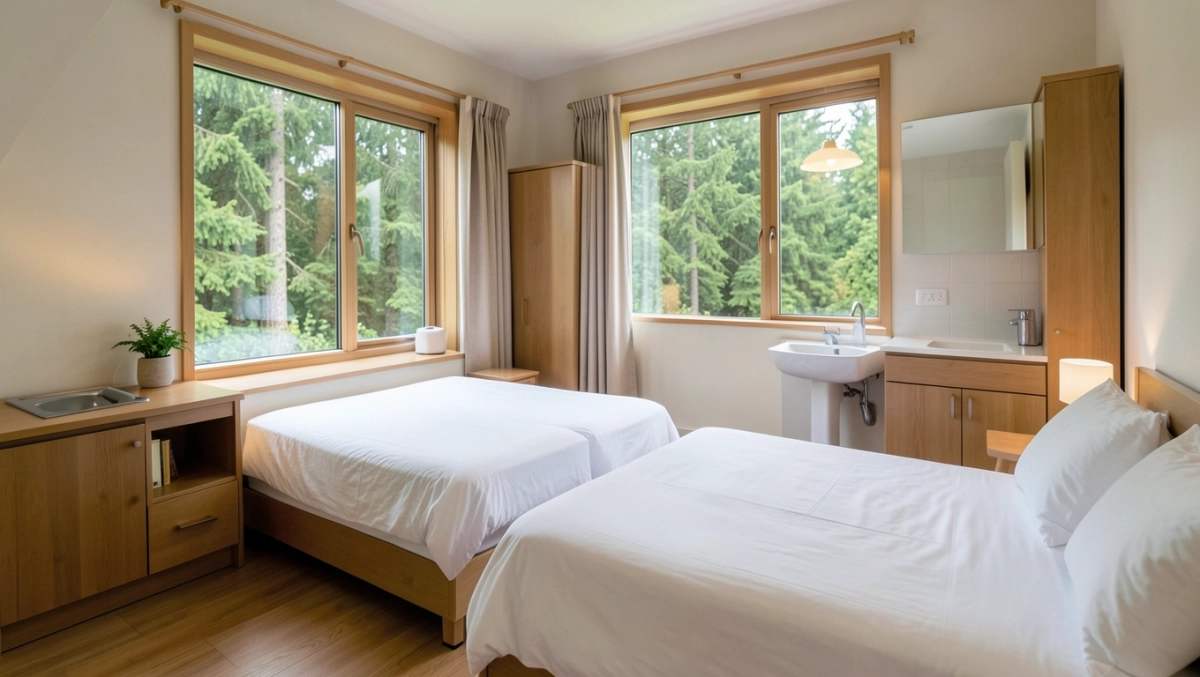 Pokój dwuosobowy w studiu w sanatorium