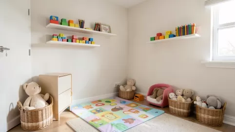 Kawalerka z dzieckiem aranżacje