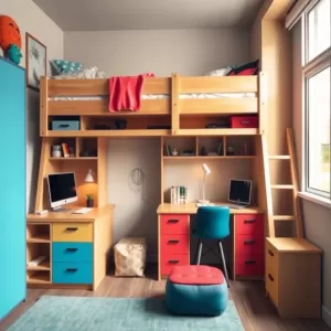 Mały pokój dla 2 nastolatków