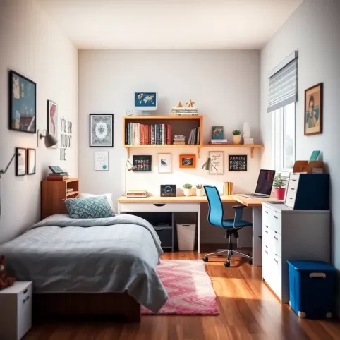 Mały pokój młodzieżowy aranżacje