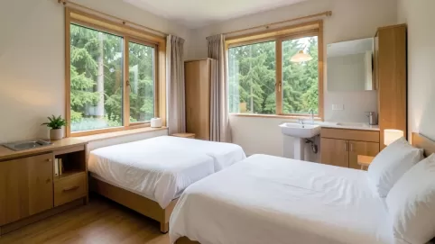 Pokój dwuosobowy w studiu w sanatorium